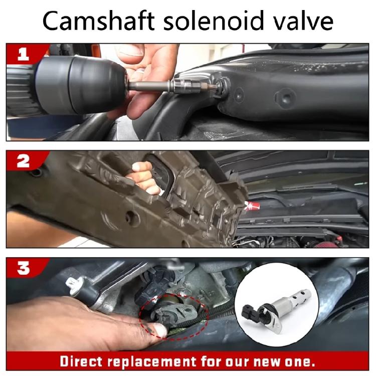Автомобильные клапаны управления маслом VVT для распредвала Металлический соленоид для E88 E82 E90 E92 E60 F10 E83 E70 E85 Повышение мощности