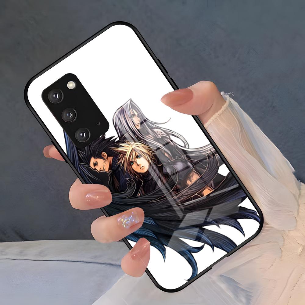 Чехол для телефона Final Fantasy для Samsung S26 S25 Plus S20 S20 Plus S22 Ultra S23 FE S21 Plus S21 Ultra Стеклянная крышка