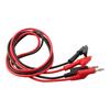 Профессиональные и надежные измерительные провода с зажимом типа «крокодил» 1 метр 2 шт.