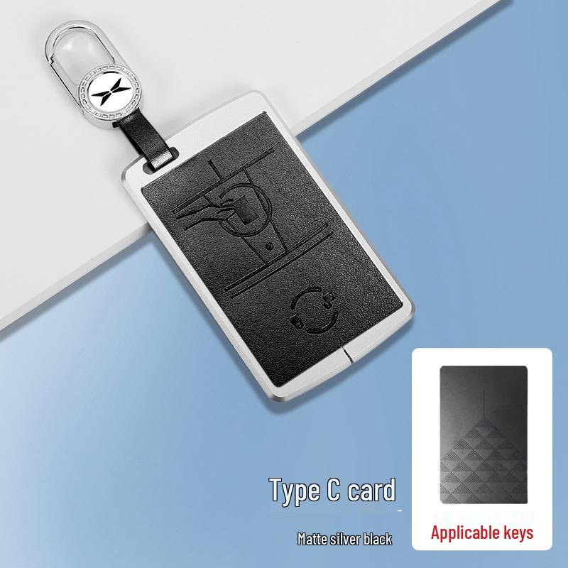 Compatible with XPeng P7i, G6, G9, P5, G3i key case - Premium Protective Shell with Buckle.