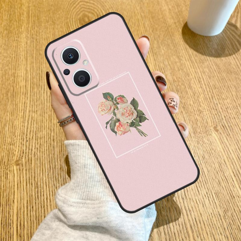 Эстетичный Цветочный Чехол Для OPPO Reno 7 8 Lite 14 F 13F 12F 11F 13 12 11 10 Pro OPPO Find X9 X8 X6 X5 Pro Чехол