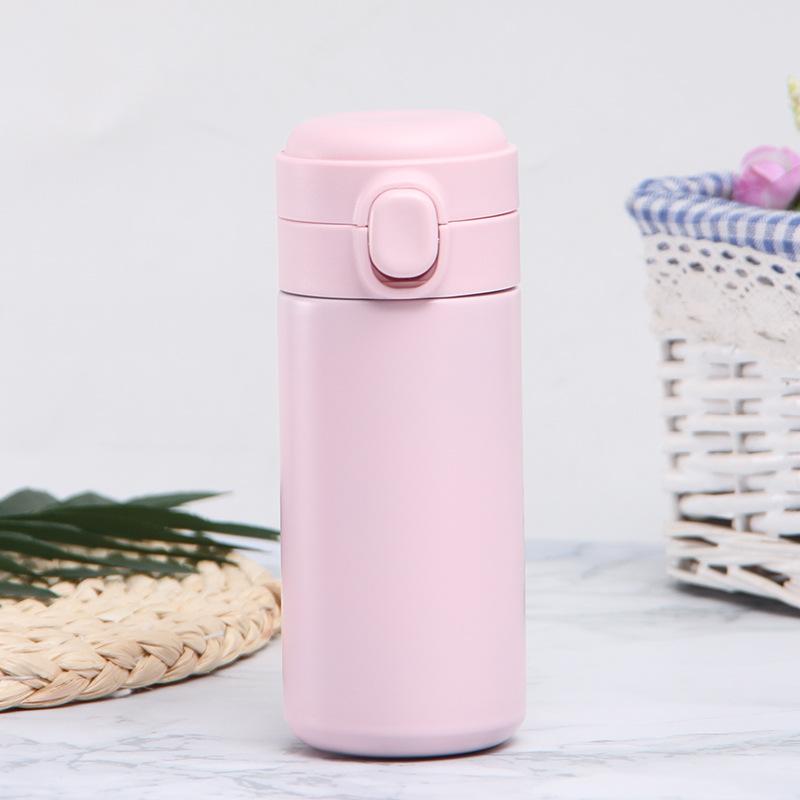 Creative Mini Pea Cup Stainless Steel Bouncing Cover Vacuum Flask Thermos Cup Coffee Tea Milk Thermo Bottle
