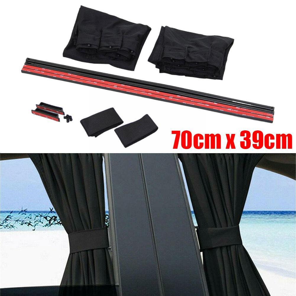 Car Window Sunshade Magnetic Side Window Curtain Retractable Cover Window Heat Car Insulation Shade Sunscreen Accessories