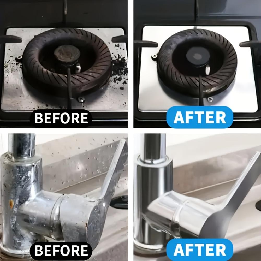 Набор для полировки металла - Быстрое и эффективное средство для восстановления блеска, Подходит для хрома, нержавеющей стали и окрашенных металлов - Включает