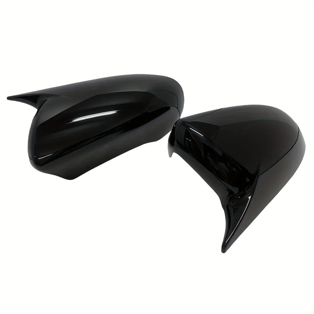 Для Nissan Qashqai J10 2007-2014 Пара Накладка на боковое зеркало Глянцевый черный/Под карбон Автомобильный экстерьер Крышка зеркала заднего вида Аксессуары