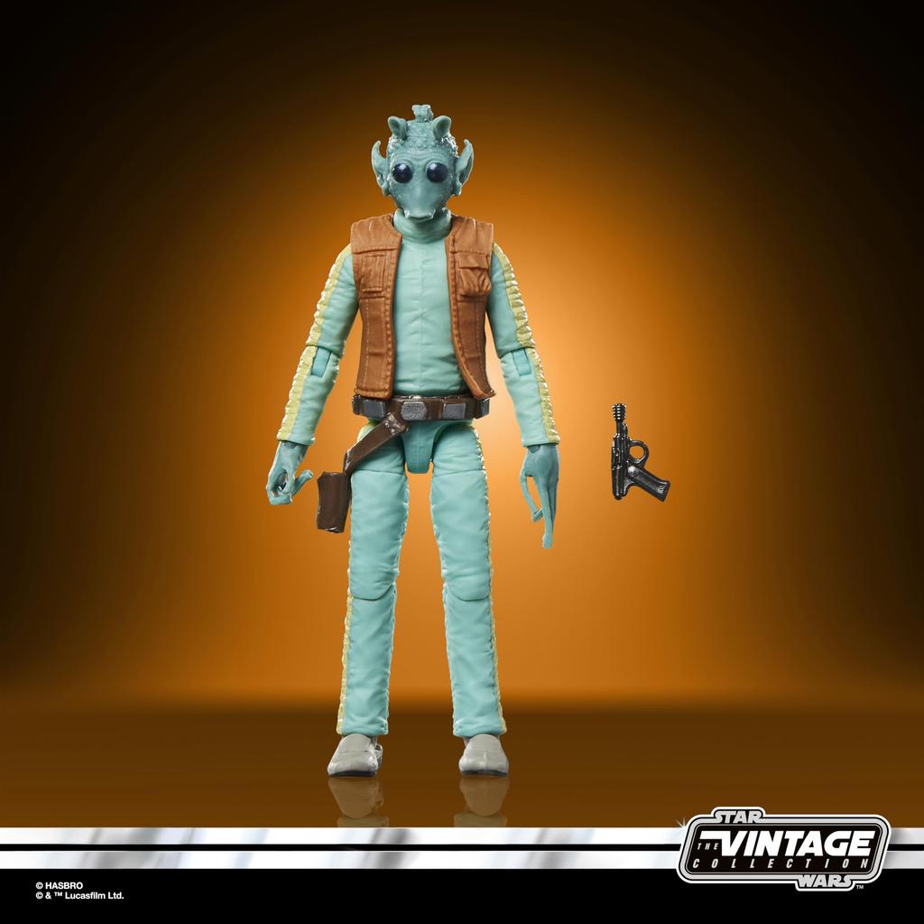 Hasbro STAR WARS Vintage Collection Star Wars: A New Hope (Episode IV) Greedo Premium 3.75-inch Collectible Action Figure G2604 (Authentic)