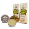 Nat Habit Ready-To-Apply Henna Paste & Almond Hair Balm-The Perfect Choice for Conditioning with Rich Dark Brown Color And Hair Growth Boost