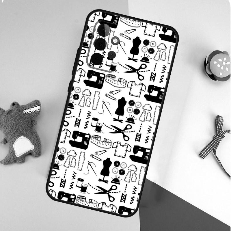Швейная машина Чехол для телефона Samsung Galaxy A54 A34 A14 A55 A35 A15 A53 A33 A13 A05 A06 A16 A22 A32 A52
