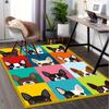 Office Carpet: Pop Art Dog Portrait Sofa Rug, Chair Mat Protectiona314