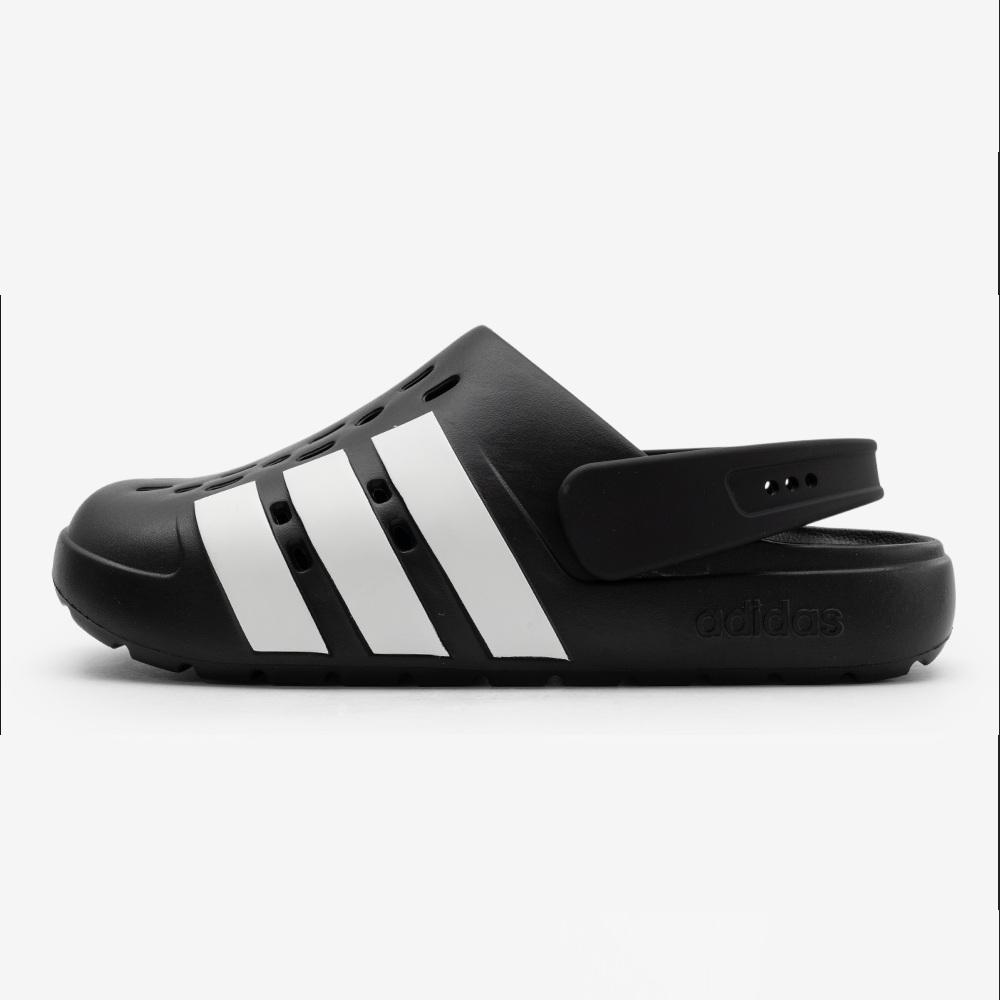 adidas Кроксы Adilette Clog 2.0 - Черный / Белый (JQ8058)