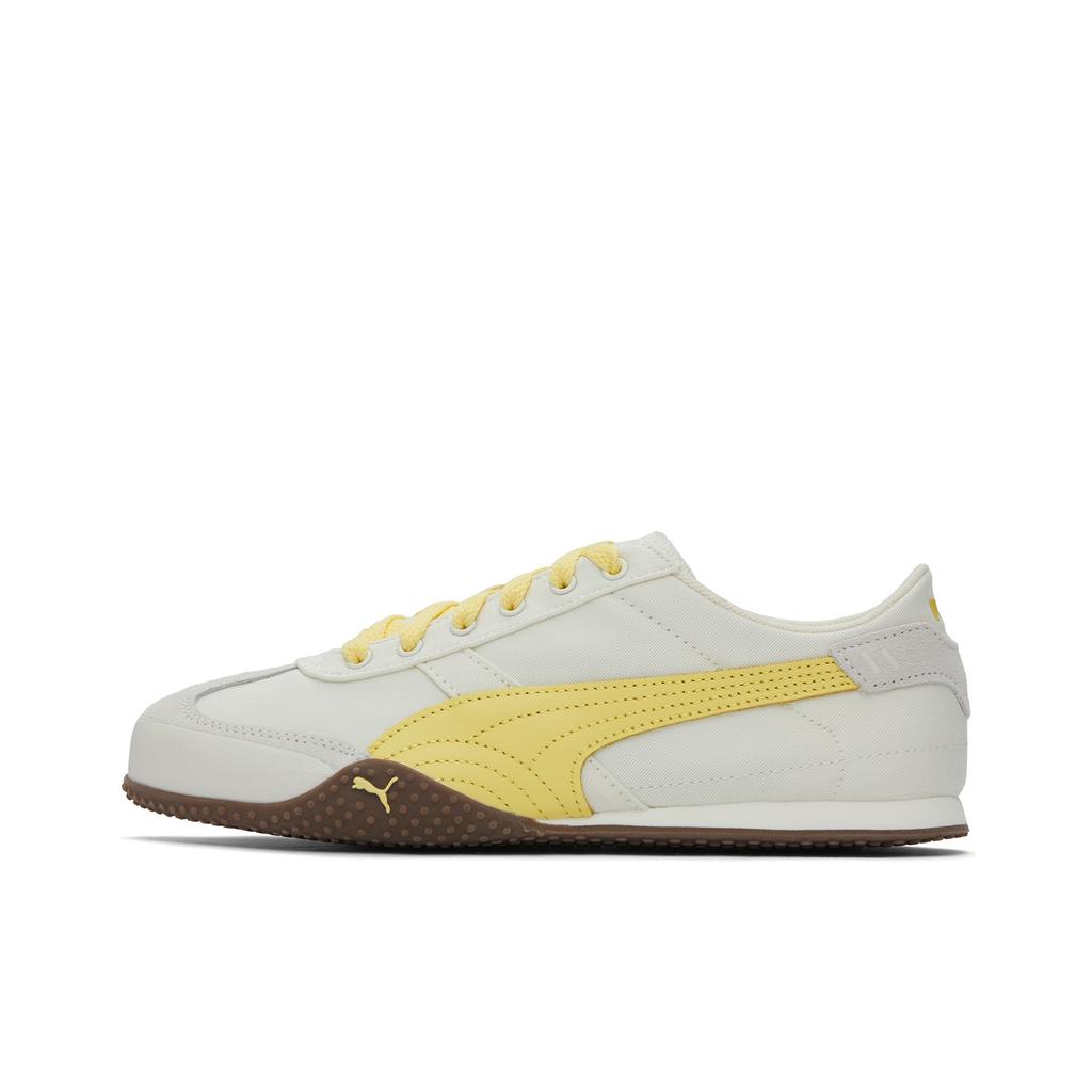 Puma Bella Ut Канвас Модные Универсальные Удобные Низкие Повседневные Кроссовки Мужские Белый Желтый 403492-01
