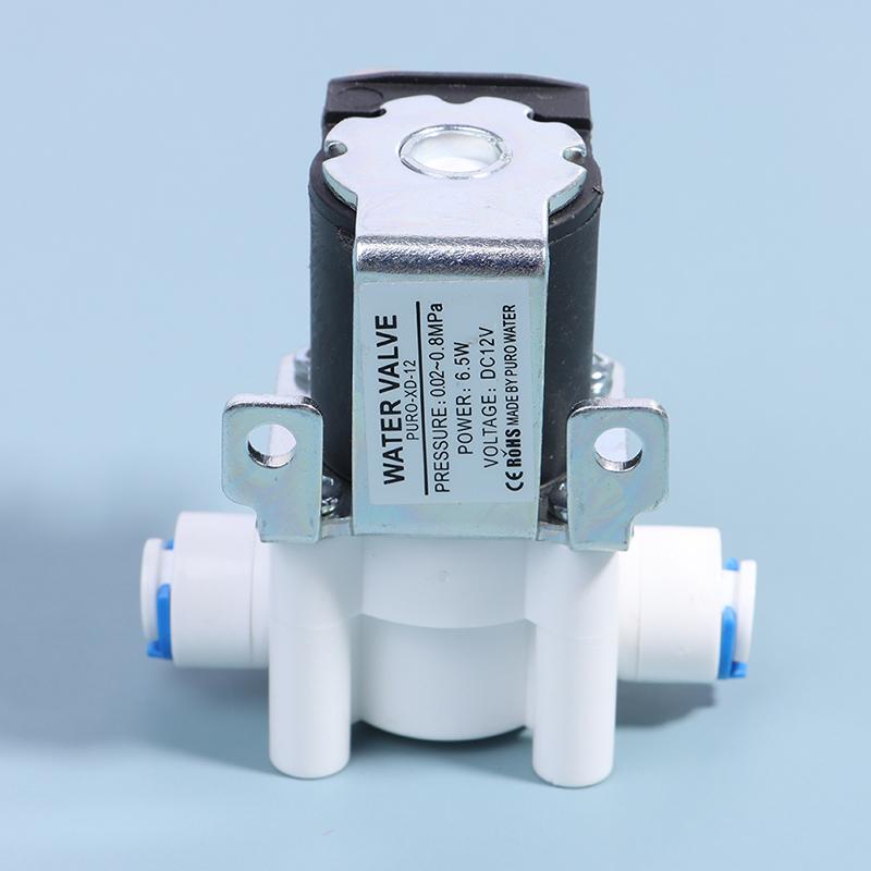 1 шт. Впускной электромагнитный клапан 12 В/24 В для аппарата чистой воды, водоочистителя, обратного осмоса, 2-точечный быстроразъемный переключатель клапана