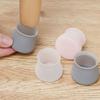 Table Leg Pad Cover Silicone Rubber Feet Round Chair Cap Floor Protector