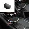 Центральная консоль 16-2018 Серый Алькантара Для Cadillac CT6 Отделка ручки переключения передач