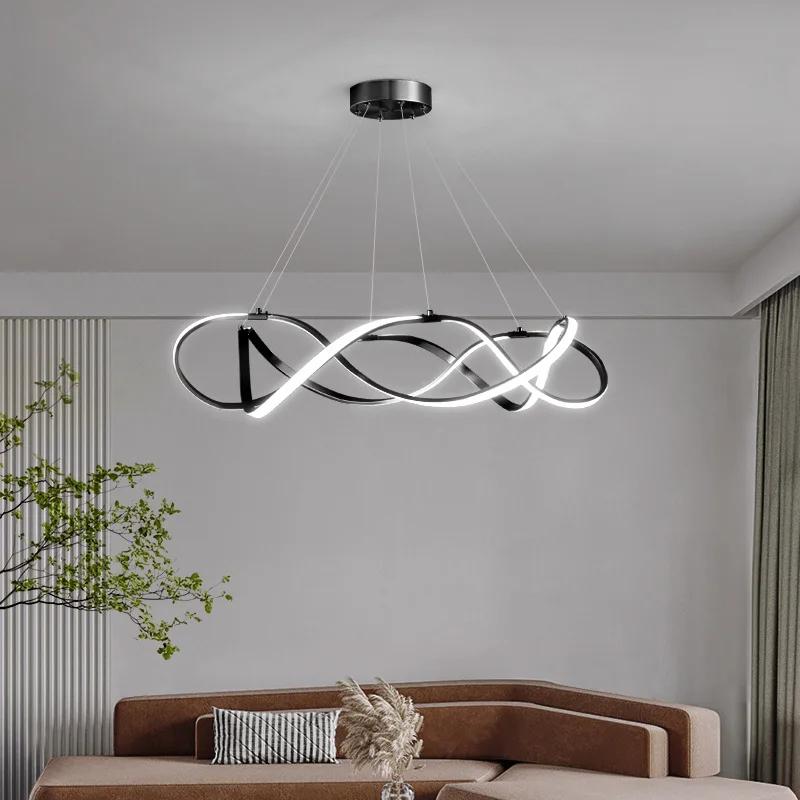 Люстры светодиодные потолочные люстры светильники для гостиной спальни современные светодиодные большие люстры светильники AC85-260V золото