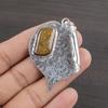 Натуральный камень Бронзит Ювелирное изделие из стерлингового серебра 925 пробы Дизайнерский кулон 2,09" AJP-2396