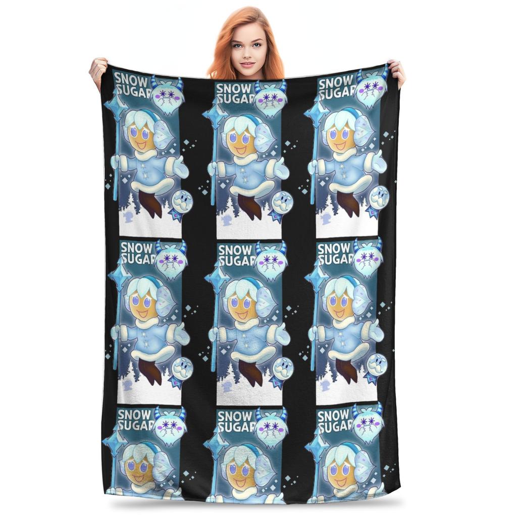 Символ Обмана Одеяло Cookie Run Kingdom Пушистое Смешное Теплое Плед Одеяла для Покрывала Осень/Зима