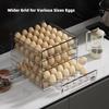 Transparent Egg Storage Box Double Layer Egg Container Egg Preservation Box  Refrigerator