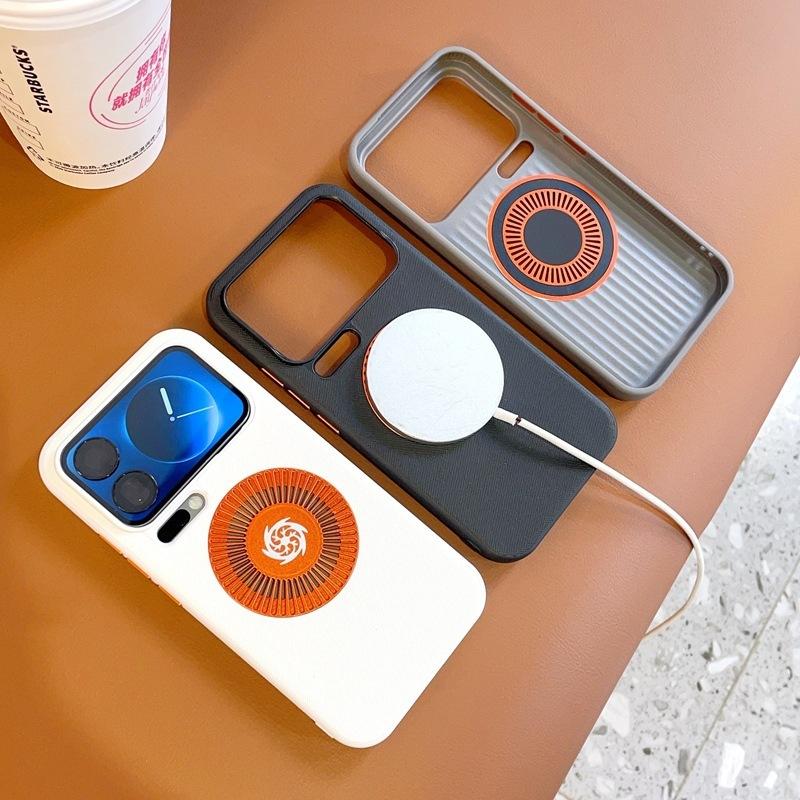 Подходит для чехла для мобильного телефона Xiaomi 11 Pro с графеновым рассеиванием тепла, новый простой кожаный чехол для Xiaomi 11 Promax с контрастной рамкой для камеры