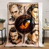 Elven Characters Dragon Eye Blanket bedroom Blanket for Livingroom Couch lunch break Soft Cozy throw for Friend's festival Gift