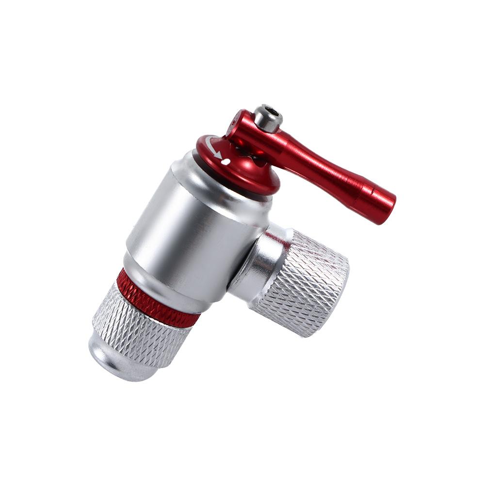 Bike Pump Bicycle Accessories Mountain Bike Head Adapter Gas Nozzle CO2 Cylinder Pump Fast Inflator