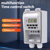 Multifunctional Time Control Switch 220V 30A Digital Timer Weekly 7 Days Programmable Electronic Timer With Button Lock