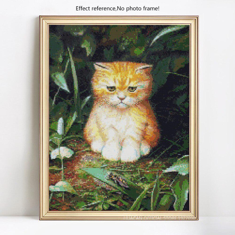 5D DIY Diamond Painting Animal Cat Full Square Embroidery Sale Rhinestone Pictures