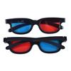 Red Blue 3D Glasses Frame For Dimensional Anaglyph Movie Dvd Game
