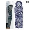 Temporary Full Arm Tattoo Sticker Waterproof Large Leg Fake Tattoos Body Art