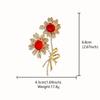 Creative  Flower Brooch Versatile Scarf Buckle Anti-Exposure Buckle  Corsage Brooch Women'S Accessories