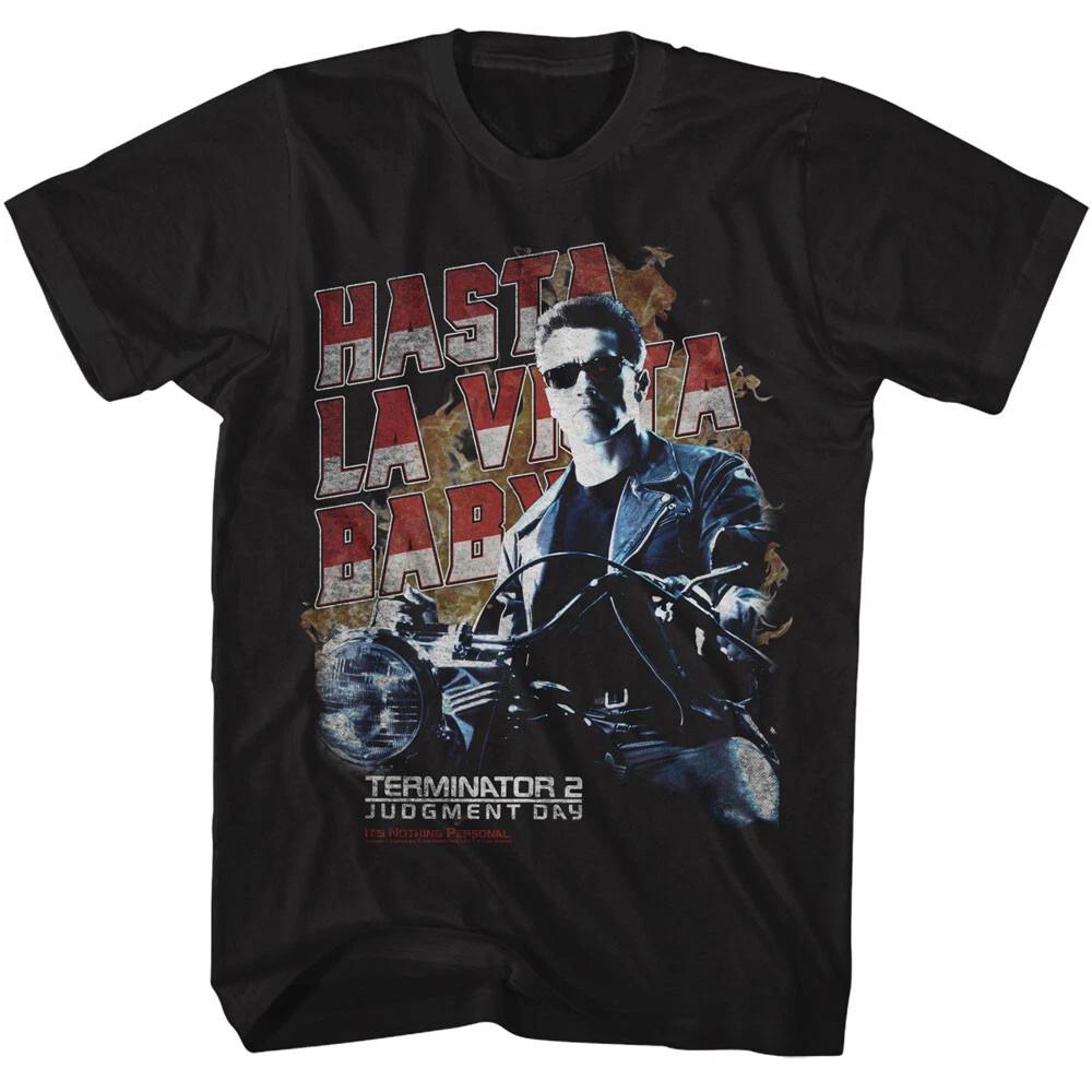 The Terminator 2 Judgement Day Movie Hasta La Vista Baby Men's T Shirt