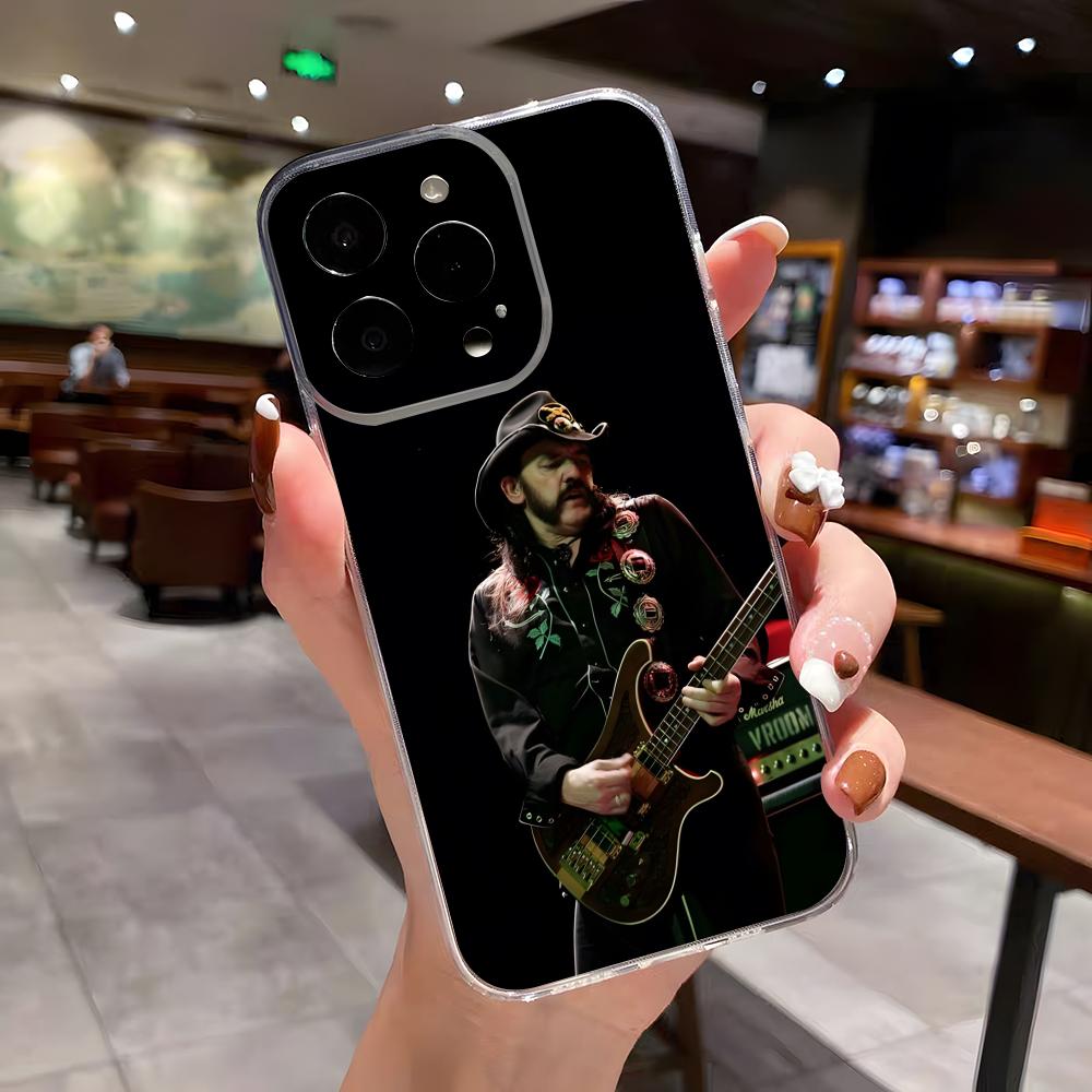 Чехол для телефона S-Singer L-Lemmy-Kilmister Для IPhone 17 Air 16 E 15 14 8 7 Plus 13 12 Mini 11 Pro Max Антипрозрачный Защита от падения