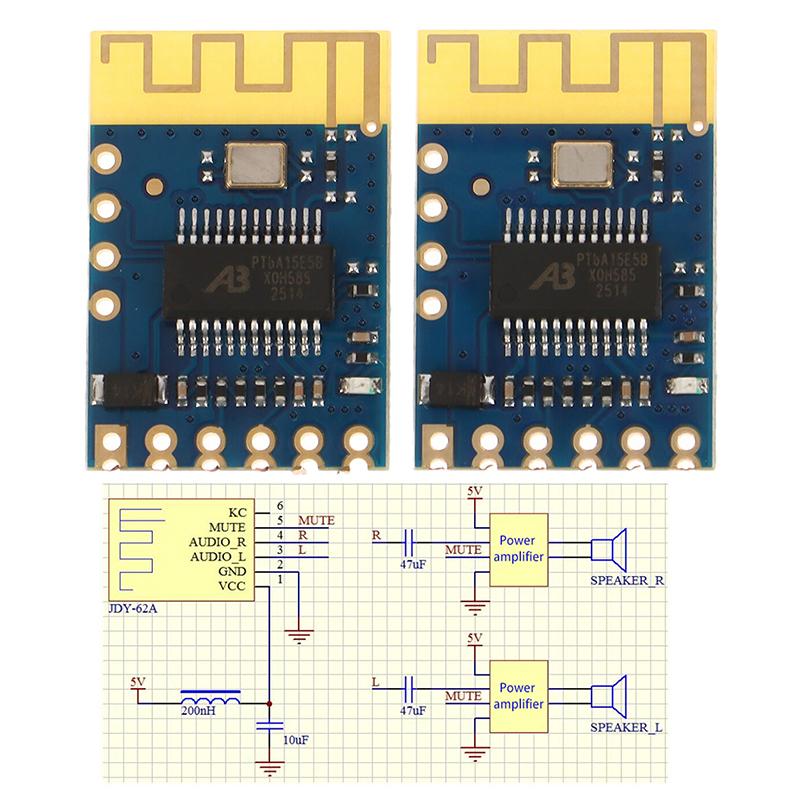 1 шт. Jdy-62A Bluetooth 5.0 Bluetooth Стерео Модуль Мини Bluetooth Аудио Модуль Стерео Аудио Беспроводной Модуль Плата