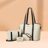 Women's Handbag Set 3 Piece Tote Bag Large Capacity Fashion Top Handle Satchel Crossbody Purse 2025 New