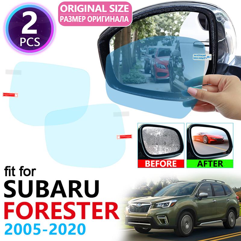 Для Subaru Forester SG SH SJ SK 2005~ Полное покрытие Зеркала заднего вида Водонепроницаемая Антизапотевающая Пленка Аксессуары 2008 2012 2013 2018