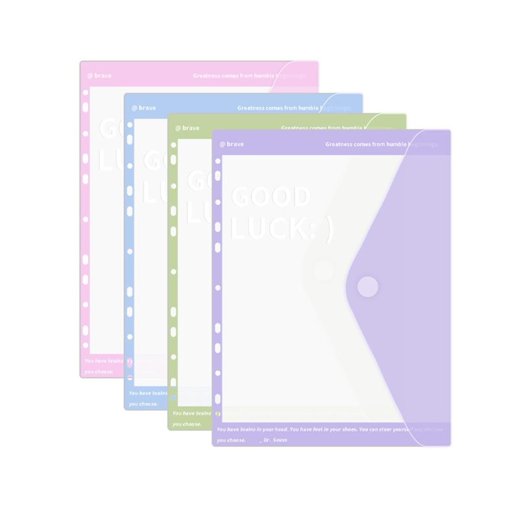 Transparent Data Book 11-Hole Exam Paper Storage Bag New File Bag Students