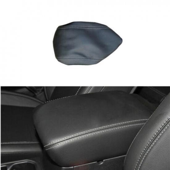 Real Leather Car Center Stroage Box Cover Protect Pad For Jeep Wrangler JK 11-17