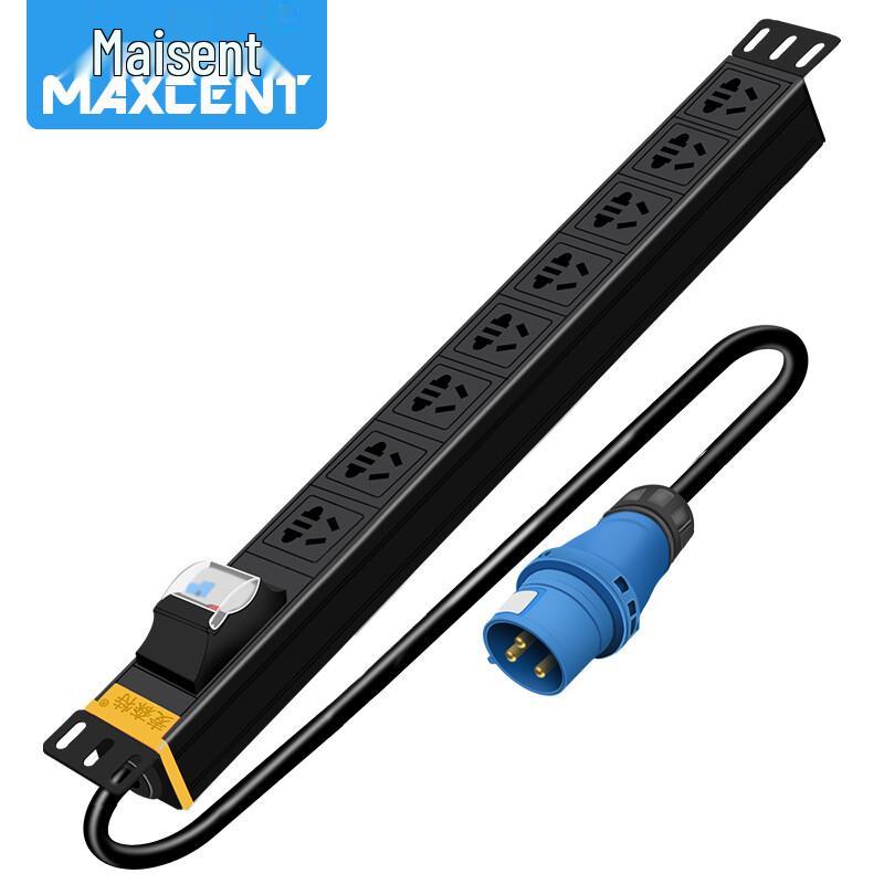 MAXCENT MG338657PW Industrial PDU Cabinet Power Strip