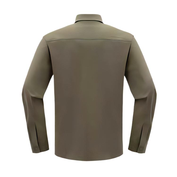 Under Armour FW24 Походная Мягкая Удобная Приятная к коже Модная Рубашка с длинным рукавом Мужские рубашки Темно-оливково-зеленый 15133216-0097