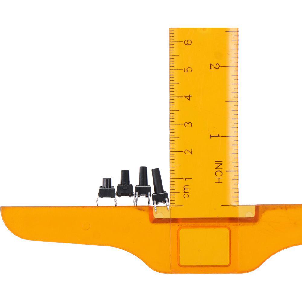 200Pcs 6x6 Mm Tactile Push Button 4 Pin Pushbutton Switches Breadboard Arduino PCB