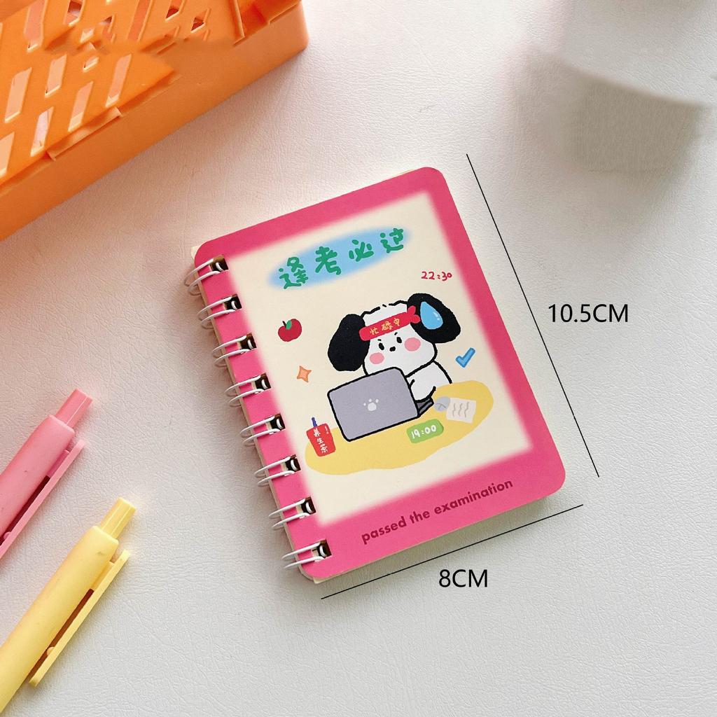 1 шт., маленький A7 эстетический блокнот для детей, масляная живопись, пейзажные блокноты со сценарием, портативный карманный блокнот для скрапбукинга