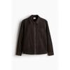 HM Corduroy oversHirt Regular Fit Brown