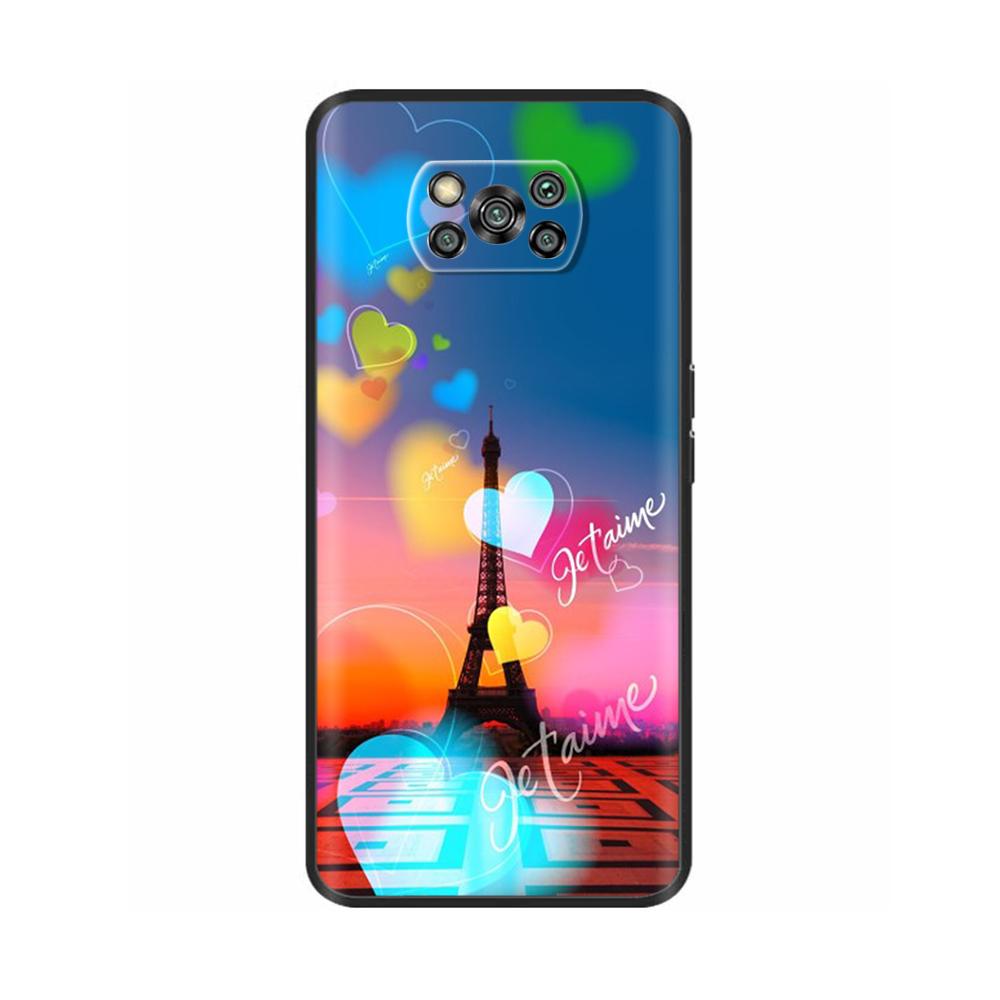 Чехол для Xiaomi Poco X3 Pro Мягкий силиконовый Черный Чехол для телефона для Poco X3 NFC Чехол для Poco X 3 NFC PocoX3 Pro ТПУ Capa Funda