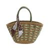 Straw Woven Tote Bag Holiday Travel Beach Portable Women's Handbag