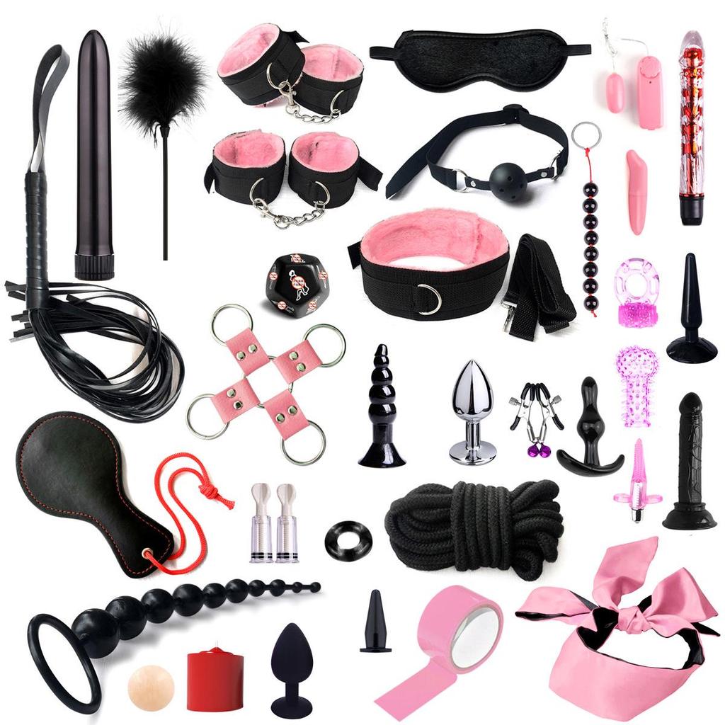 BDSM Accessory Set: Cross-Border Adult Collection with Anal Plug and Sex Toys