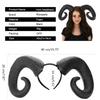 Ox Horn Headband for Womens Girls Daily Wearing Party Fancy Dress Cosplay Hair Accessories