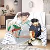 Hinata Kageyama Duo Haikyu Print Blanket Warm Comfortable Flannel Blanket Suitable for Bedrooms,Sofas,Beds,Chairs,Picnics,Travel