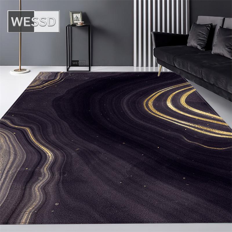 Скандинавские черные золотые мраморные роскошные ковры для гостиной, спальни, мягкие водопоглощающие коврики для ванной комнаты, коврик для прихожей, 3D ковер