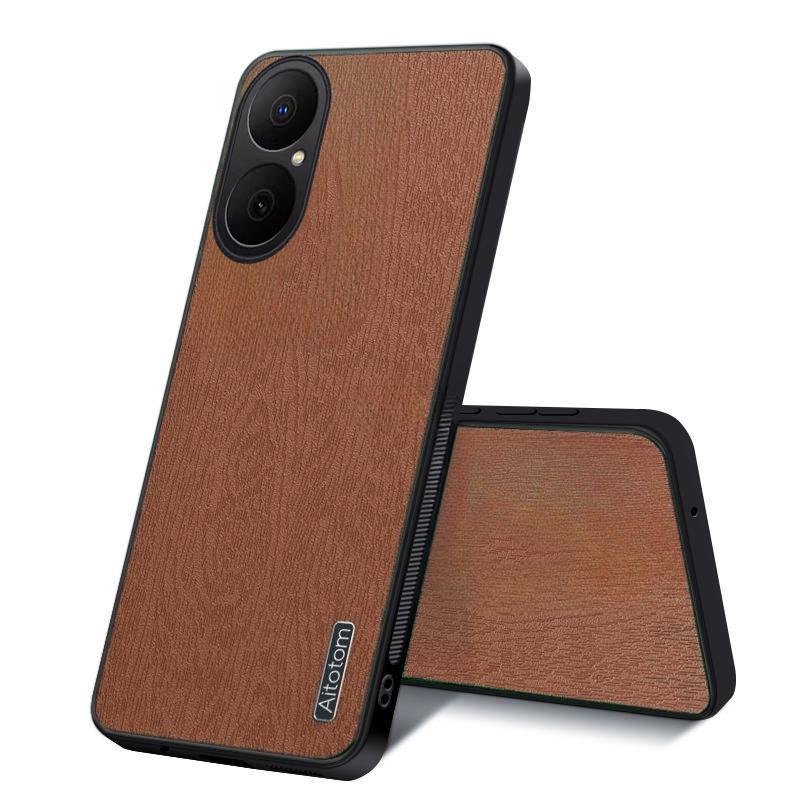 For Huawei Nova Y73 Case Tree texture Leaves Design Cover for Huawei Nova Y73 Phone Casing