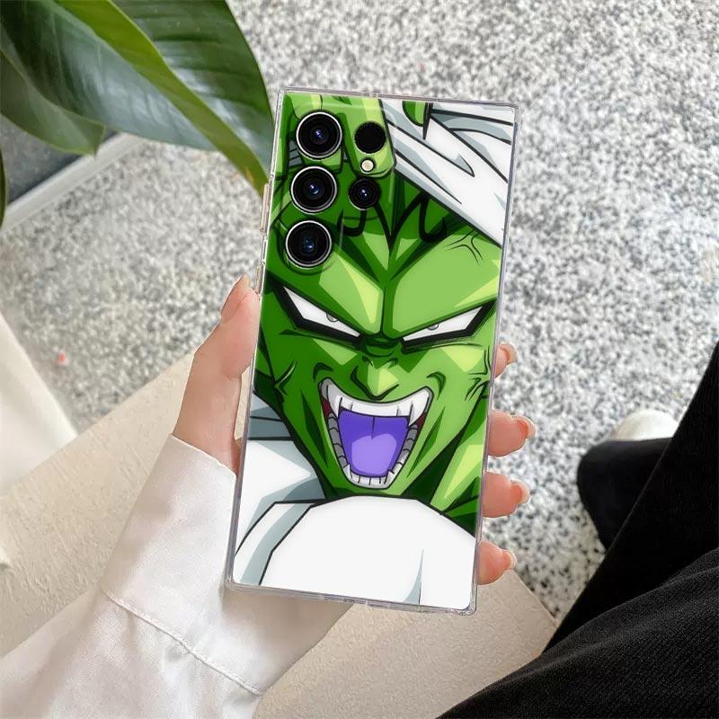 Dragons Balls Super Face S26 Ultra Case Coque For Samsung Galaxy S25 S26 S24 S23 Ultra S22 S20 Plus S21 FE A57 Clear Phone Cover